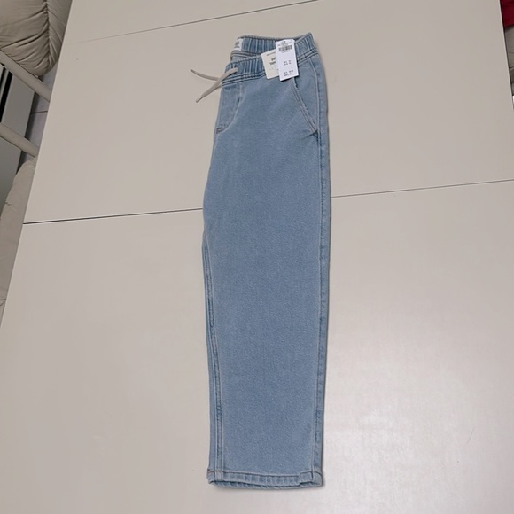 🆕 ABERCROMBIE KIDS relaxed pull on taper jeans size 11/12 Short - Picture 6 of 7